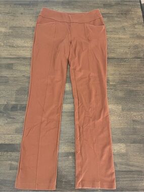 Cato Rust-Orange High-Rise Pants Comfortable Stretch Pockets Womens Size Small